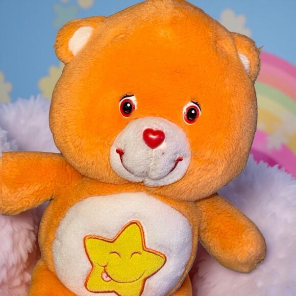 2003 Laugh-A-Lot Bear Plush Toy Stuffed Animal Care Bear Toy - Picture 4 of 4